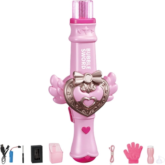 Elastic Bubble Fog Wand, Magic Smoke Bubble Machine with Colorful Elastic Bubbles & Smoke Effect, Portable Interactive Mist Bubble Machines for Parties (D - 01)