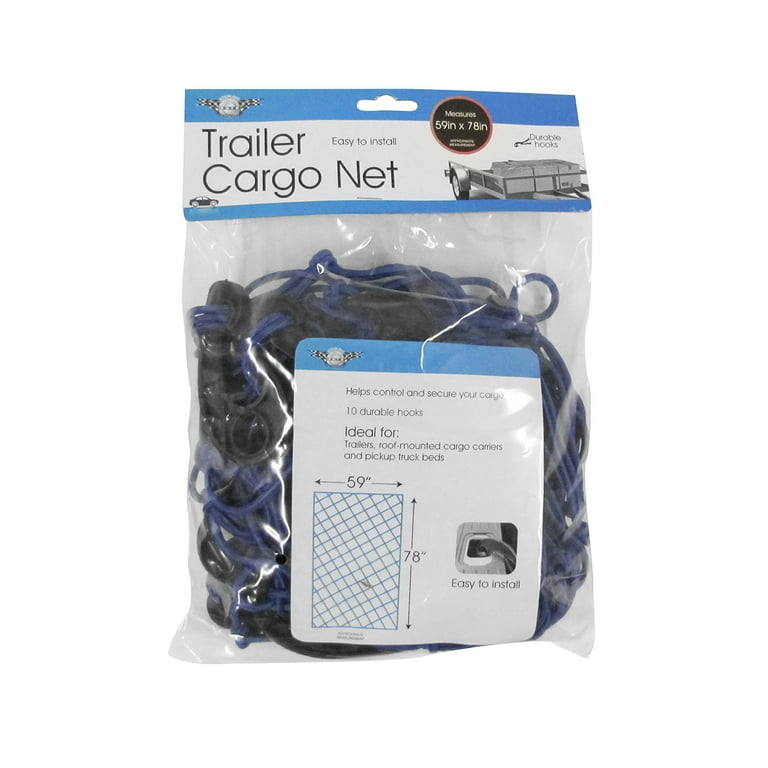 Universal Nylon Elastic Cargo Net Hooks Bungee Truck Trailer Car Trunk Storage Universal Nylon Elastic Cargo Net Hooks Bungee Truck Trailer Car Trunk Storage