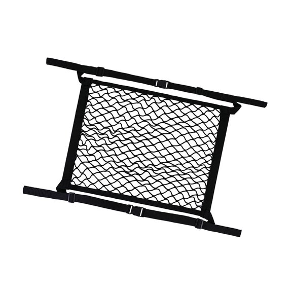 Elastic Car Seat Net Pocket with Strong Polyester Component & Quick Installation Multi Layer Car Seat Storage Net for Front Seats
