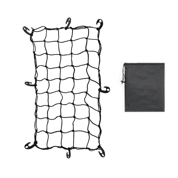 Elastic Cargo Net Folding Wagons Cart Folding Cargo Net Beach Cart Wagons Cart Heavy Duty Tie Rod Camping Accessory