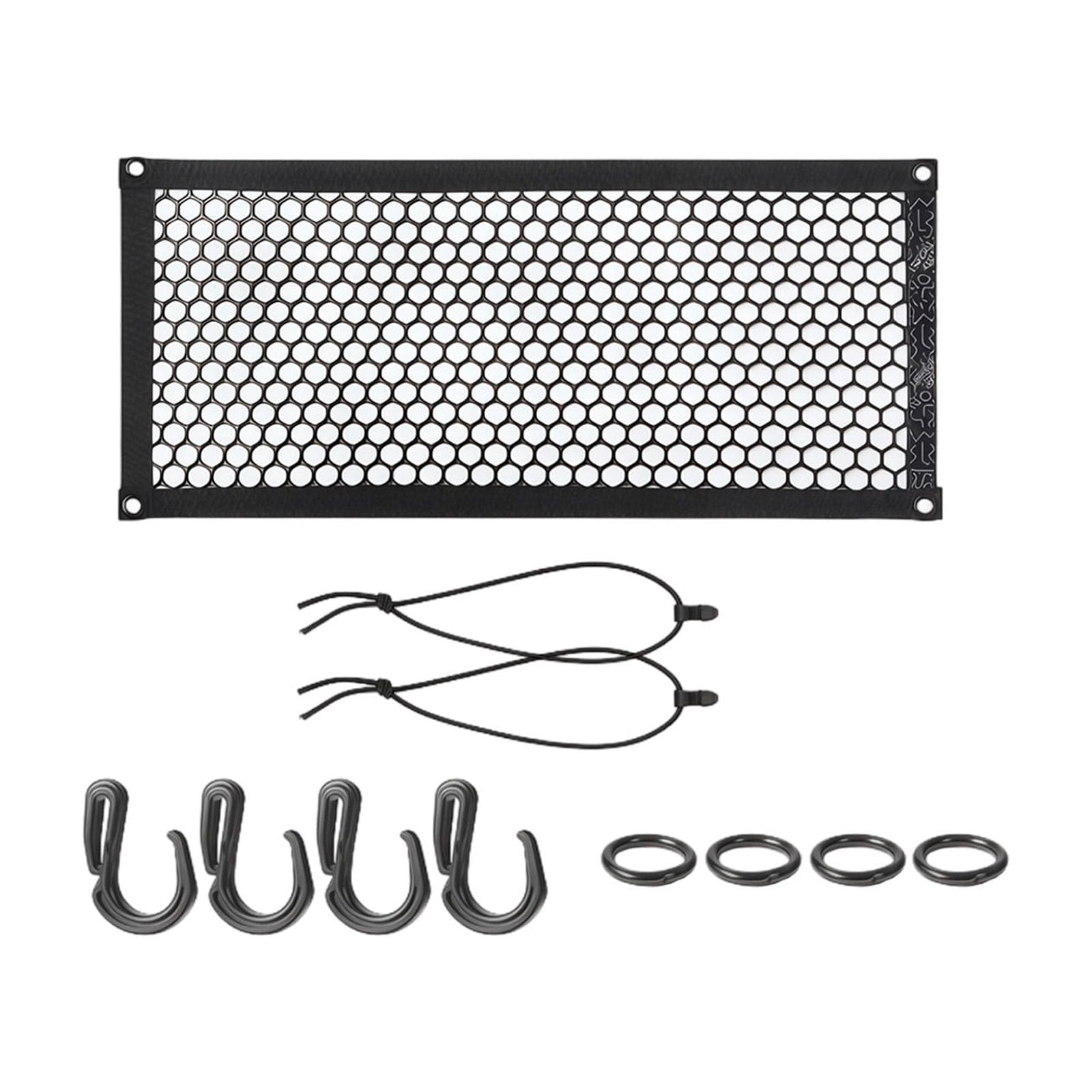 Elastic Cargo Net Quick Installation Adjustable Cargo Organizers Folding Camping Cart Cargoes Net Hiking Gear Organizers