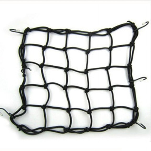Elastic Cargo Net with Fixed Hook for Motorcycle Luggage Fastened Cord Rope Accessories Secure Transportation Solution