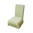 thumbnail image 1 of Elastic Chair Cover, Universal Stretch Polyester Slipcover for Dining Chairs, Non-Slip Washable, 22.4x17.7in, 1 of 7