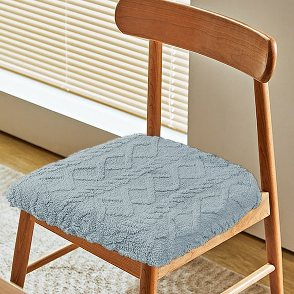 Elastic Chair Cushion Cover | Stretchable Polyester Fabric | Water & Stain Resistant | Multiple Colors & Sizes for Dining & Office Chairs