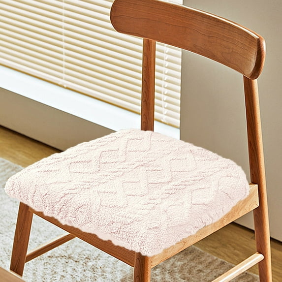 Elastic Chair Cushion Cover for Dining Room or Office | Polyester Taffeta Fabric | 40-50cm Square Size | Stain & Wear Resistant | 1-Pack