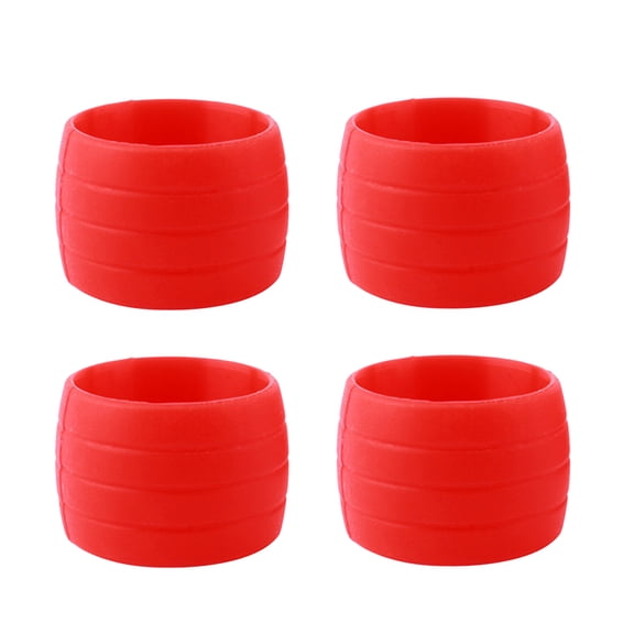 Elastic Clamp Ring, Waterproof, Wear-Resistant Anti-Theft Silicone Ring, Handlebar Tape, 2 Pair