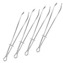 Elastic Clip Belt Guide Threading Tool 4Pcs,Diy Rope Threader Clip Drawstring Threader Tool Set Stainless Sewing Loop Turner Hooks with Easy Rope Threader Clips