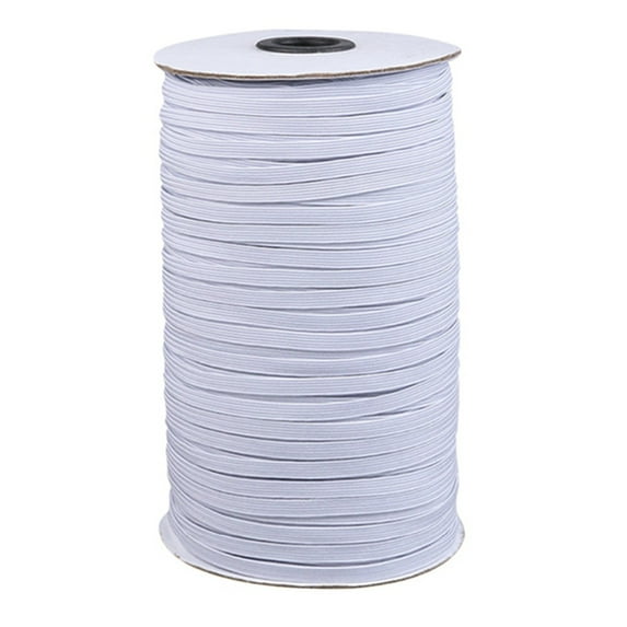 Elastic Cord/Band DIY 196 Yards 1/5" Width Elastic Cord Rope Sewing Stretch Knit Rope for Garment