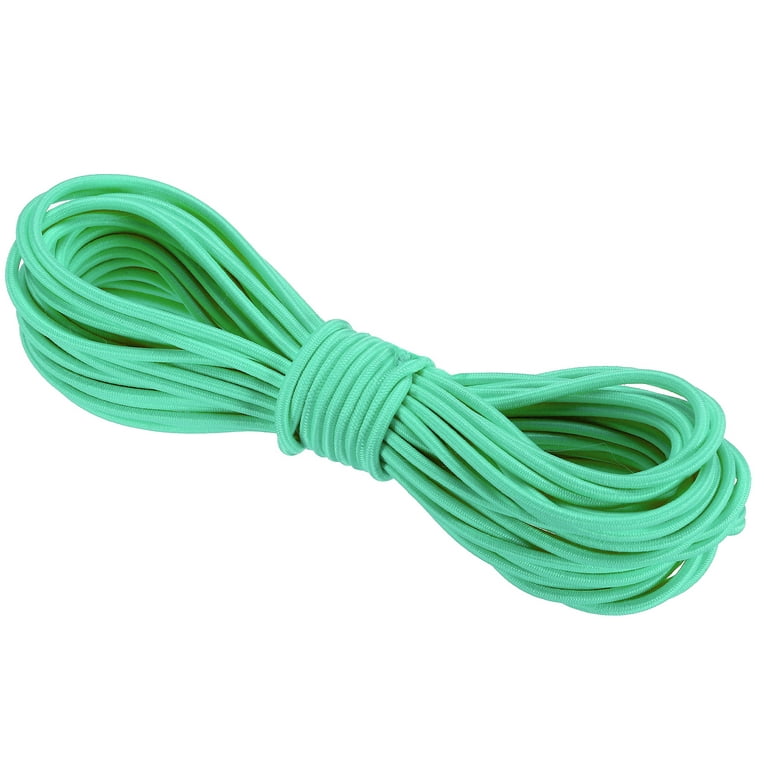 Elastic Cord Heavy Stretch String Rope 1/8 11 Yards Blue Green for  Crafting DIY Sewing Hook Strap Camping