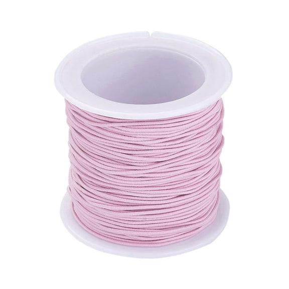Elastic Cord Pink 1mm about 22.96 yards(21m)/roll