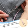 thumbnail image 1 of Elastic Cord Threader Tool for Sewing and Crafts, Metal Belt Clip Wearer with Secure Grip Teeth, Quick Drawstring Hoodie Yoga Pants Repair Helper, Holiday Gift for Diy Enthusiasts and Home, AESTIVO, 1 of 7