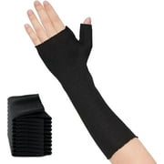 VELPEAU Elastic Cotton Stockinette Tubing,Hand Socks for Splint 10pcs ,Wrist and Thumb Sleeve Under Brace,Comfort wear, Sweat Absorbent Tubular Bandage(Light Version,M)