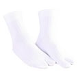thumbnail image 1 of Elastic Cotton Tabi Socks 2 Toe Socks -Flops Socks Unisex White, 1 of 8