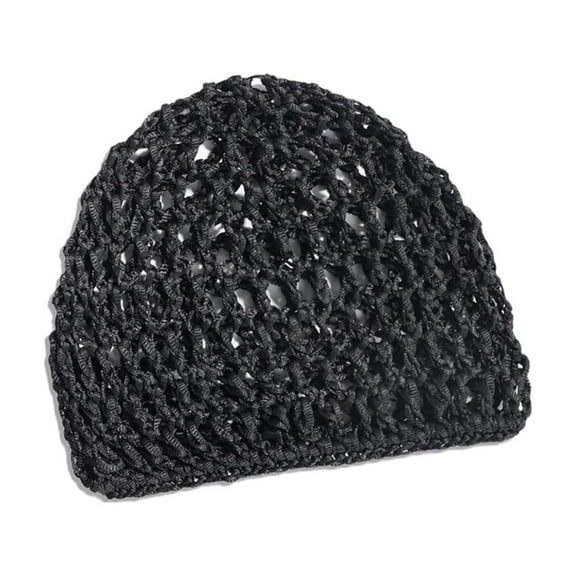 Elastic Crochet Hair Net Soft Breathable Mesh Wrap for Sleeping and Bathing Hair Protection