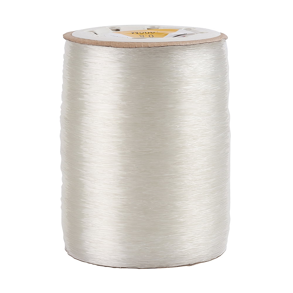 Elastic Crystal Thread Jewelry Beading Cords For Stretch Bracelet Making Clear 0.8mm about 1000m/roll