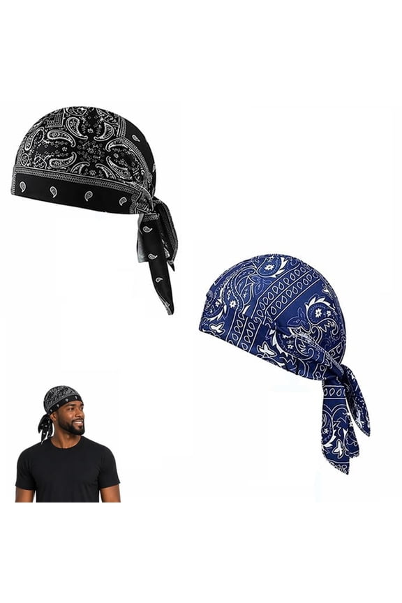 Elastic Cycling Sports Cap, Unisex Cooling Head Scarf, Breathable Sweat Wrap Lightweight Stretch Bandana Elastic Fit, Outdoor Cycling Running