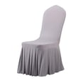 thumbnail image 1 of Elastic Dining Chair Cover Waterproof Durable Easy Clean Universal Fit Protective Slipcover For Modern Home And Office Furniture,Gray, 1 of 6