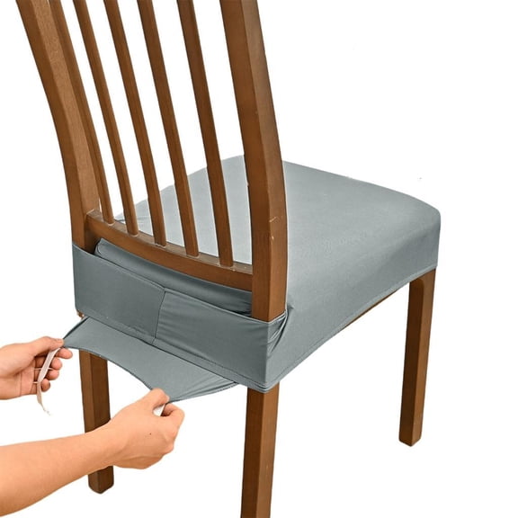 Elastic Dining Chair Protectors Scratch Resistant Washable Chair Seat Slipcover