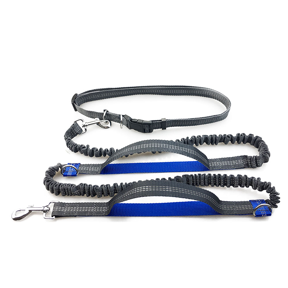Elastic Dog Leash Reflective Adjustable Waist Rope Hands Free Traction Rope Pets Accessories