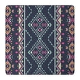 thumbnail image 1 of Elastic Edge Bohemian Square Tablecloth 36x36 Inch, Fitted Cover for Card Tables, Resistant to Wrinkles and Stains, 1 of 6