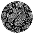 thumbnail image 1 of Elastic Edge Boho Chic Tablecloth with Floral Pattern - Vibrant Round Table Cover for Kitchen - Fits 52 to 56 Inch, 1 of 7