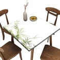 thumbnail image 1 of Elastic Edge Card Table Covers Fitted Square, Plant Pattern Printed on Stretchable Polyester Table Cover, for Indoor Restaurant or Outdoor Patio Party Dining, Fit for 32" x 32"Square Table, 1 of 4