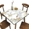 thumbnail image 1 of Elastic Edge Fitted Card Table Tablecloth, Lemons Pattern Printed on Elastic Polyester Table Cloth, for Outdoor Patio and Indoor Kitchen Dining Party, Fit for 42" x 42"Square Table, 1 of 5
