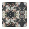 thumbnail image 1 of Elastic Edge Floral Square Tablecloth Soft Polyester Fabric for Indoor or Outdoor Dining 34x34 Inch, 1 of 5