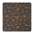 thumbnail image 1 of Elastic Edge Halloween Tablecloth for Square Tables 34x34 Inch - Features Ghosts and Pumpkins Design for Holiday Dining Decor, 1 of 6