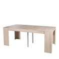 thumbnail image 1 of Symbiosis E2070A3400X00 Elastic Expandable Console Table, Natural Oak, 1 of 5