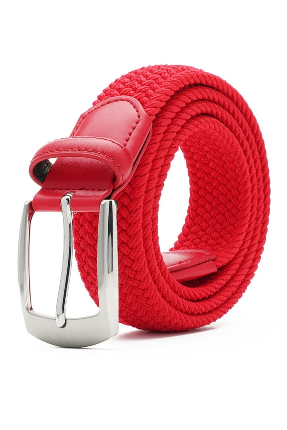 Elastic Fabric Braided Belt,Enduring Stretch Woven Belt for Unisex Men/Women/Jun