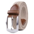 thumbnail image 1 of Elastic Fabric Braided Belt,Enduring Stretch Woven Belt for Unisex Men/Women/Jun, 1 of 4