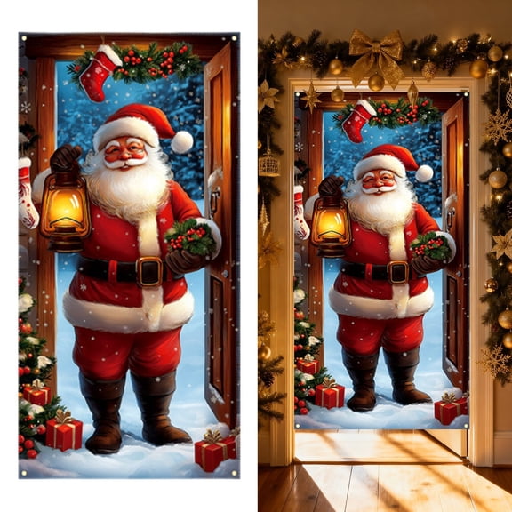 Elastic Fabric Holiday Door Trim Decorative Wrap For Indoor Walls Home Party Celebrations Festive Front Entryway Design