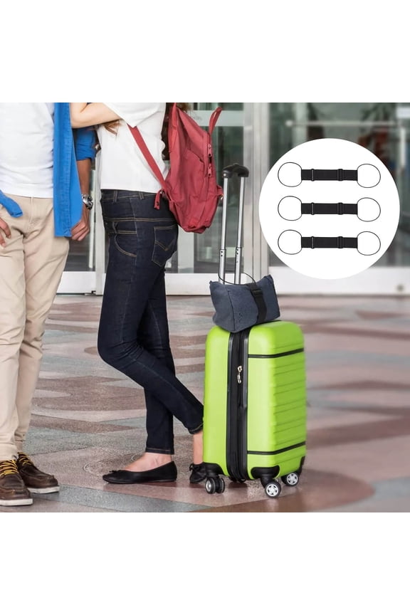 Elastic Fastening Belt For Luggage Luggage Straps For Suitcases Travel Belt For Luggage Backpack Luggage Strap Suitcase Strap Luggage Belt Elastic Fastening Belt Adjustable Luggage