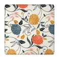 thumbnail image 1 of Elastic Fit Tablecloth with Subtle Floral Pattern, 34x34 Inch Waterproof Polyester for Casual Dining, 1 of 6