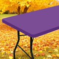Elastic Fitted Polyester Tablecloths for 4 Foot Rectangle Tables ...