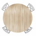 thumbnail image 1 of Elastic Fitted Round Tablecloth, Orange Brown Waterproof Stretch Table Cover for 55"-60" Tables, Modern Abstract Art Ombre Striped Washable Outdoor Tablecloths for Patio, Picnic, Camping, 1 of 9