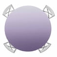 thumbnail image 1 of Elastic Fitted Round Tablecloth, Purple Ombre Waterproof Stretch Table Cover for 45"-54" Tables, White Gradient Modern Abstract Art Washable Outdoor Tablecloths for Patio, Picnic, Camping, 1 of 9