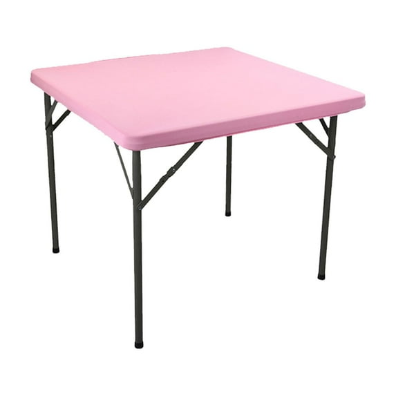 Elastic Fitted Square Tablecloth Polyester Table Cover for Kitchen Dining Outdoor Picnic Party Decoration, Spandex Stretch Card Table Cover Washable Square Table Cloth for Indoor Outdoor Use