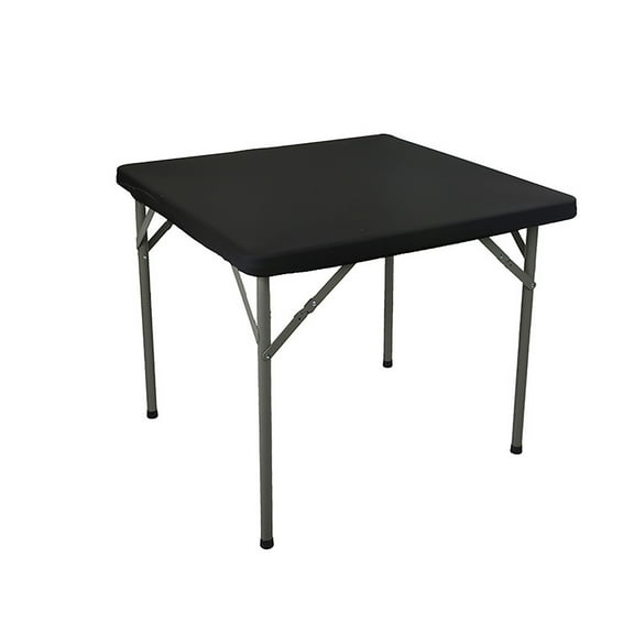 Elastic Fitted Square Tablecloth Polyester Table Cover for Kitchen Dining Outdoor Picnic Party Decoration, Spandex Stretch Card Table Cover Washable Square Table Cloth for Indoor Outdoor Use