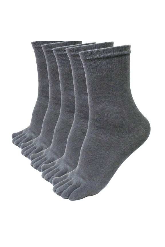 Elastic Five Toe Finger Running Socks for Men Sports Athletic Performance Short Pairs