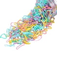 thumbnail image 1 of Elastic Hair Rubber Bands, 500Pcs Mini Hair Elastics No Damage Baby Hair Ties Small Tiny Ponytail Bands Stretch Elastics for Girls Women Braiding Hair Accessories with Box Package - Spring color, 1 of 5