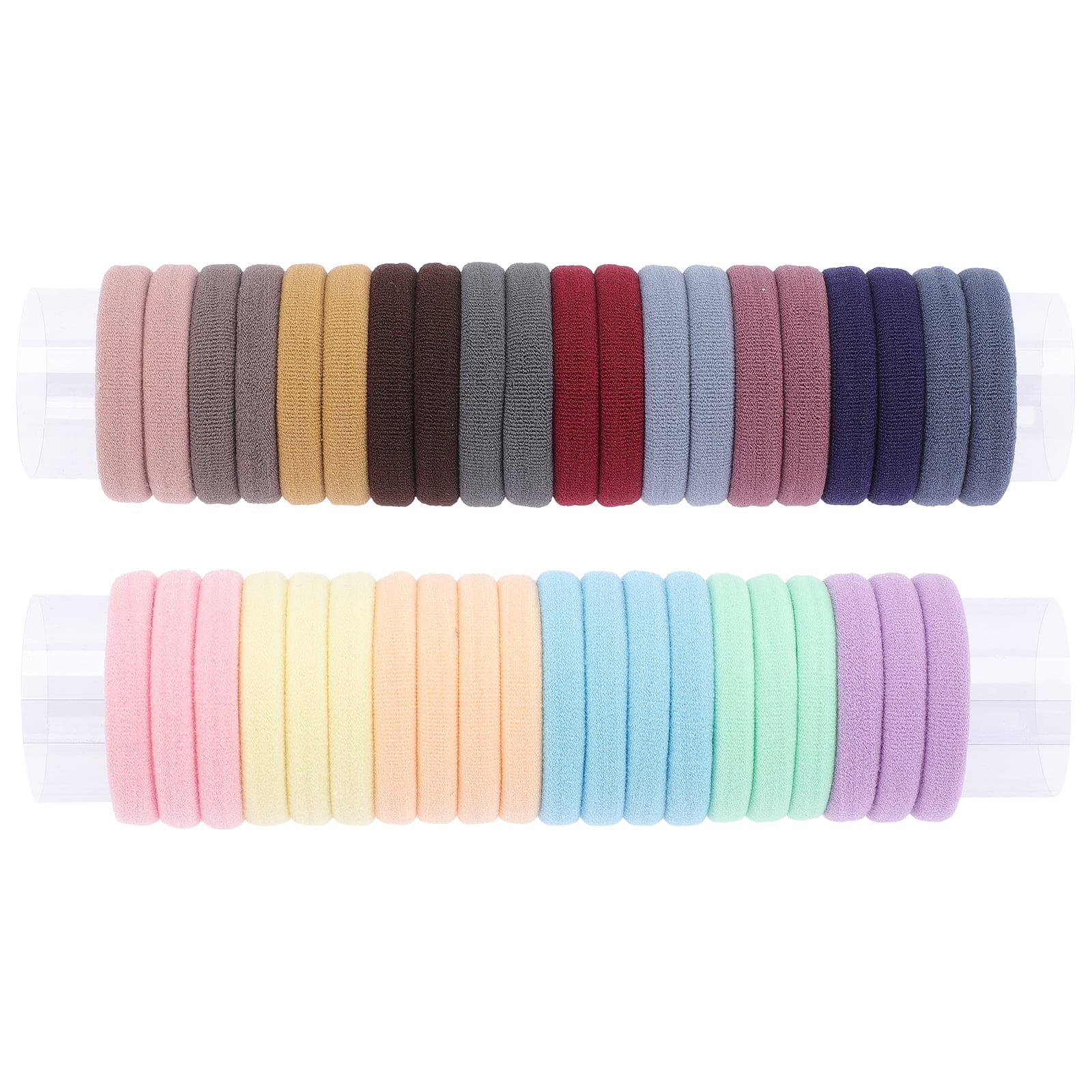 Elastic Hair Tie for Girl Ponytail Holder Colorful Gentle Rubber Hair
