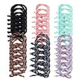 thumbnail image 1 of Elastic Hair Ties  - Perfect for Fine, Curly Hair and Sensitive Scalps - Pain Free Hair Accessories for Men, Women, Girls and Boys, Assorted ,36 Count, 1 of 7