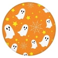 thumbnail image 1 of Elastic Halloween Round Table Cover - 52 Inch Stretch Tablecloth for Kitchen Dining Party, Fade Resistant Material, 1 of 6