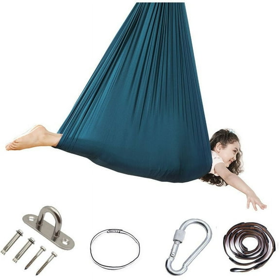 Elastic Hammock for Therapy & Fun, Hugging Hang Chair 360 Indoor/Outdoor Kids' Sensory Swing