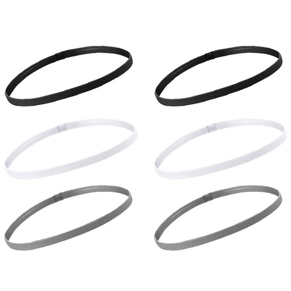 Elastic Headbands for Women & Men - Snag-Free Sports Hairbands for Gym, Yoga, Running - Comfortable & Sweat-Wicking Workout Hair Accessories