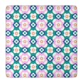 thumbnail image 1 of Elastic Hem Floral Print Square Tablecloth, Durable Waterproof Polyester Cover Designed for 36x36 Inch Tables, Ideal for Kitchens, Patios, and Parties, 1 of 6