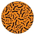 thumbnail image 1 of Elastic Hem Round Tablecloth Halloween Pumpkin - 52 Inch Fitted Cover for Spooky Dining Party, 1 of 6