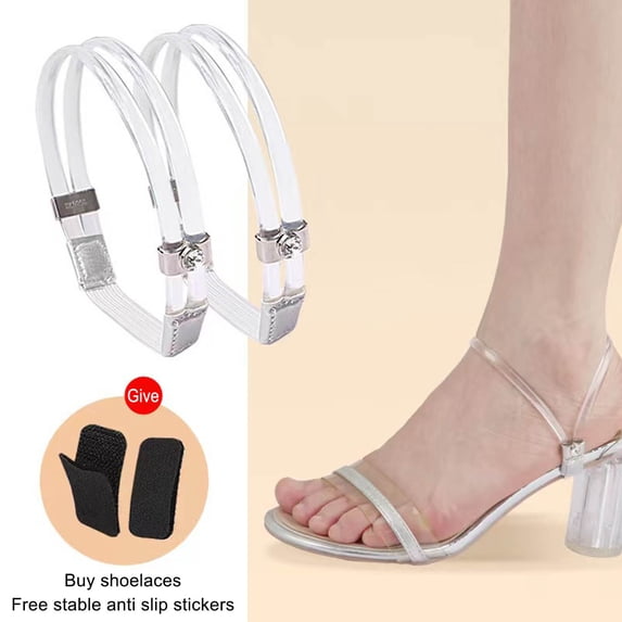 Elastic High Heels Shoe Straps, Replacement Ankle Straps For Heels, Rhinestone Elastic Shoe Ankle Straps, Antiloose Strap For High Heels, Usupdd 2025 Elastic High Heels Shoe Straps,